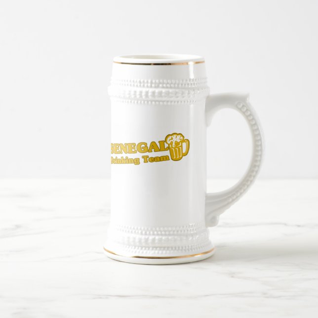 Caneca De Cerveja Equipe de Bebendo do Senegal (Direita)
