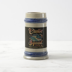 Caneca De Cerveja Equipe de Cruzeiro 2026 Férias de Verão em Família