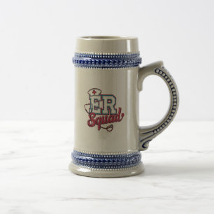 Caneca De Cerveja Equipe do PS, Sala de Emergência, Camisa de Enferm