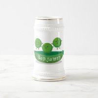 Ervilhas de salto bonitas na ilustração de desenho