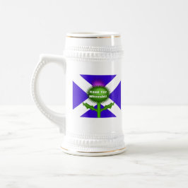 Caneca de cerveja escocesa engraçada - caneca de f