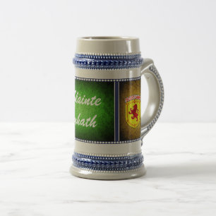 Caneca De Cerveja Escócia, Leão Rampant, bandeira, Slainte Mhath