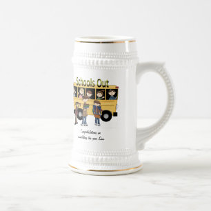 Caneca De Cerveja Escolas para fora