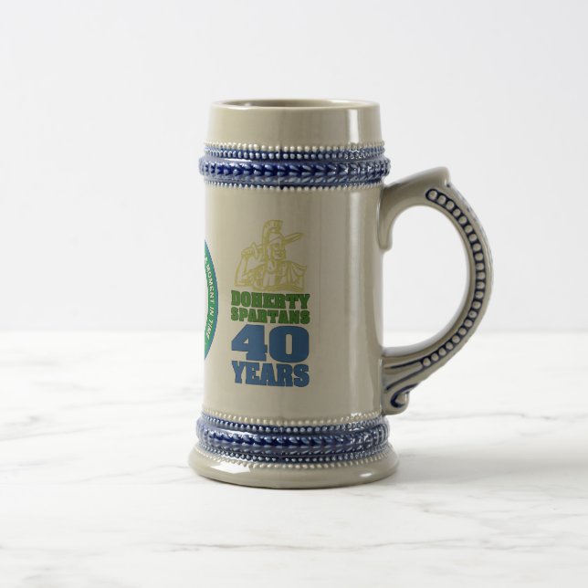 Caneca de cerveja espartano de 40 anos (Direita)