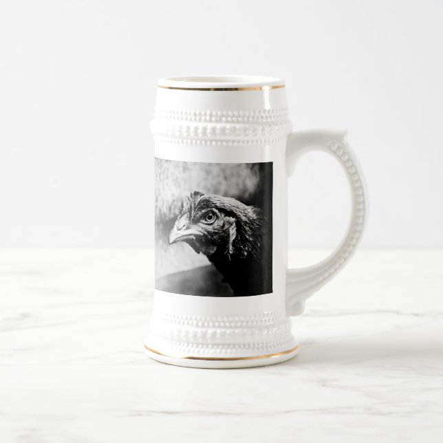 Caneca De Cerveja espíritos e galinhas (Direita)