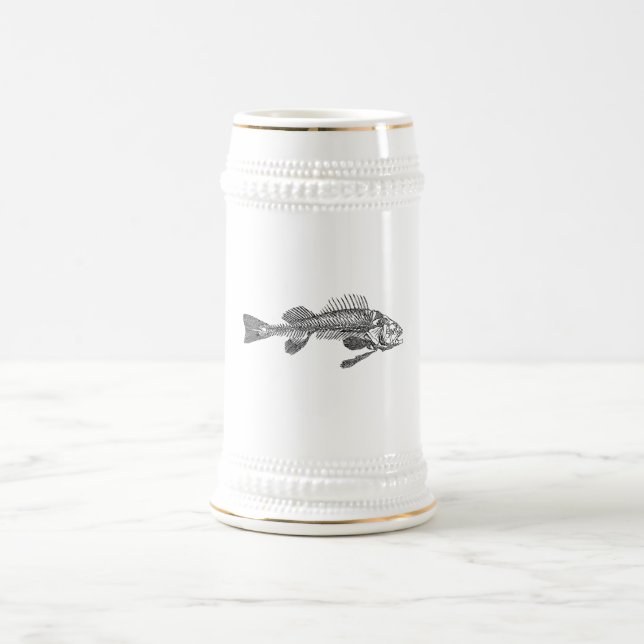 Caneca De Cerveja Esqueleto de peixe (Centro)