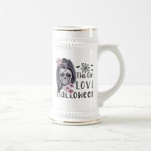 Caneca De Cerveja Essa Menina Adorou Halloween