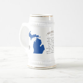 Caneca De Cerveja Estatísticas do Michigan