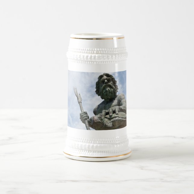 Caneca De Cerveja Estátua do rei Netuno Virginia Beach (Centro)