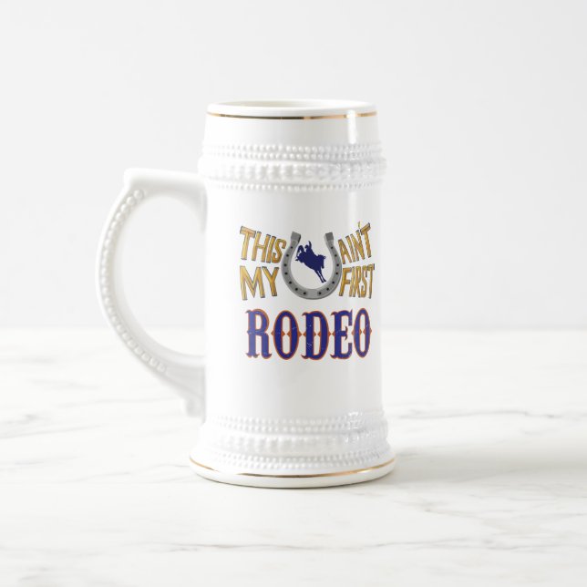 Caneca De Cerveja Este não é o meu primeiro Rodeio (Esquerda)