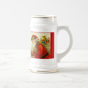 Caneca De Cerveja Estilo de Vintage Natal do Papai Noel