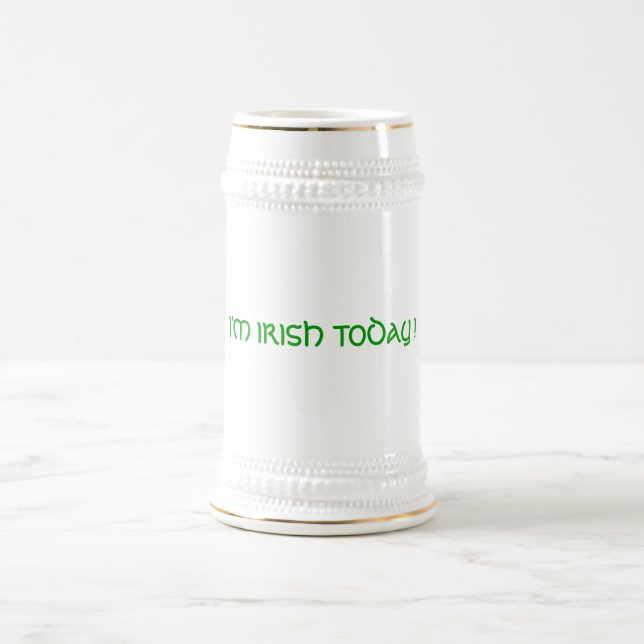 CANECA DE CERVEJA ESTOU IRLANDÊS HOJE! (Centro)
