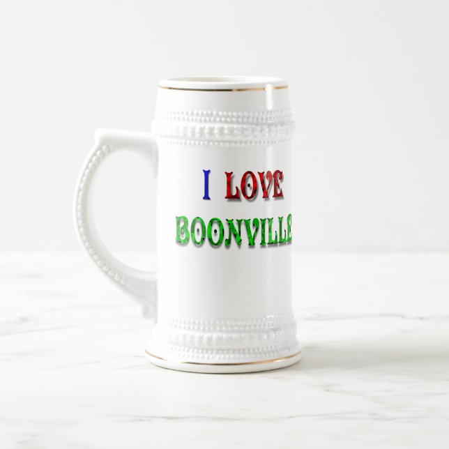 Caneca De Cerveja Eu amo a Boonville-Caneca (Esquerda)