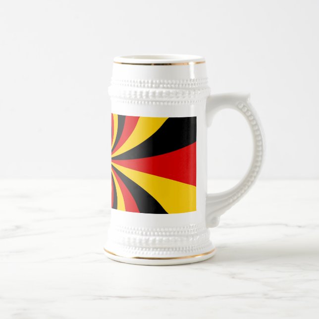 Caneca De Cerveja Eu Amo A Impressão De Arte Da Alemanha Nacional (Direita)