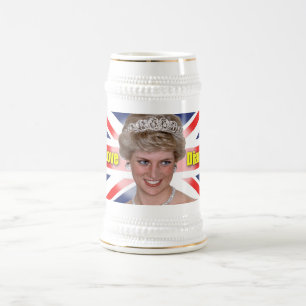 Caneca De Cerveja Eu Amo a Princesa Diana