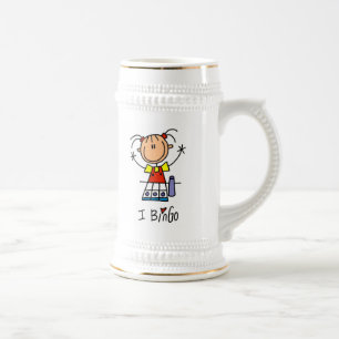 Caneca De Cerveja Eu Amo Bingo