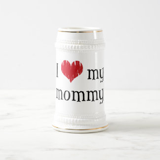 Caneca De Cerveja Eu amo minhas mamães