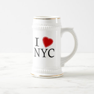 Caneca De Cerveja Eu amo NYC