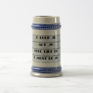 Caneca De Cerveja Eu devo ser 40 caneca, ideia do presente de
