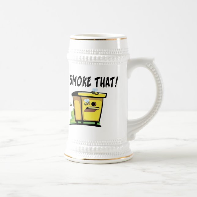 Caneca De Cerveja Eu fumaria essa colmeia (Direita)