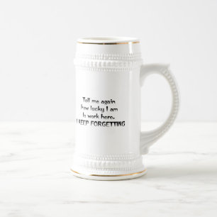 CANECA DE CERVEJA EU MANTENHO-ME ESQUECER