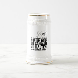 CANECA DE CERVEJA EU NÃO APRENDO A FALAR