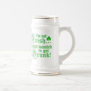 Caneca De Cerveja Eu não sou irlandês