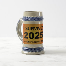 Caneca De Cerveja Eu Sobrevivi a 2025