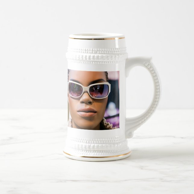Caneca De Cerveja Eu sou muito bonita (Direita)