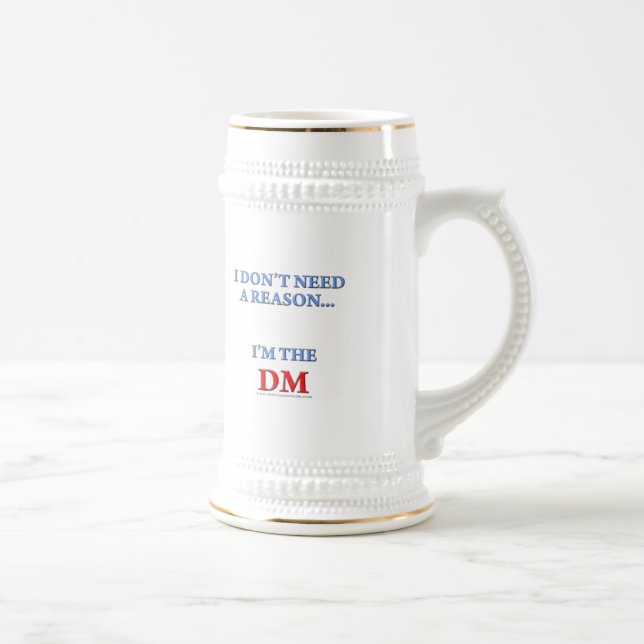 Caneca De Cerveja Eu sou o DM (Direita)