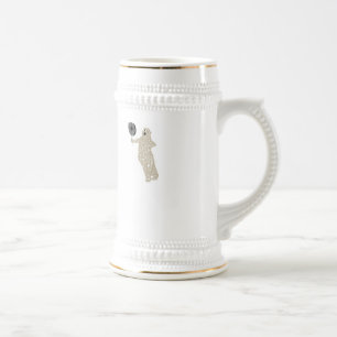 Caneca De Cerveja Eu sou o urso polar. Prática de alvo