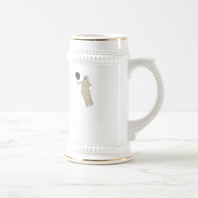 Caneca De Cerveja Eu sou o urso polar. Prática de alvo (Direita)