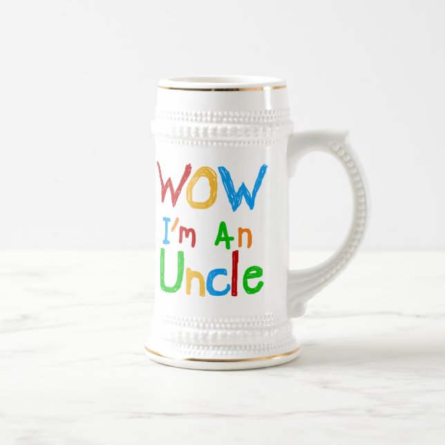 Caneca De Cerveja Eu sou um tio T-shirts e GIfts (Direita)