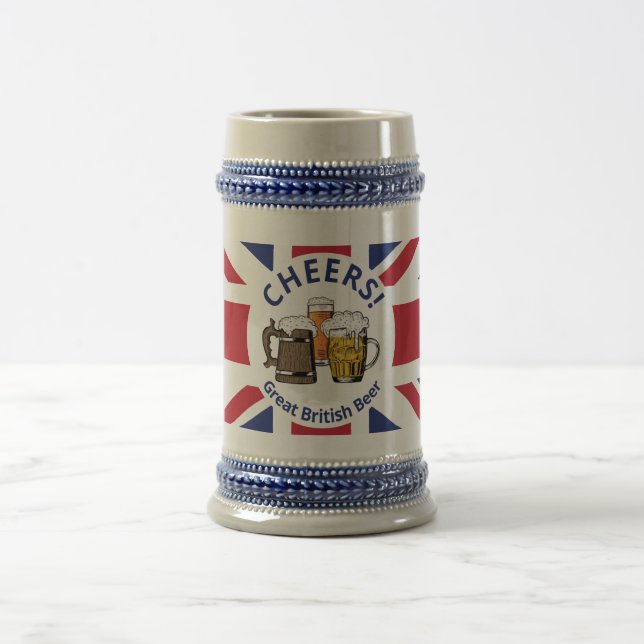 Caneca De Cerveja Excelente BRITAIN - União Personalizada de Cartoon (Centro)