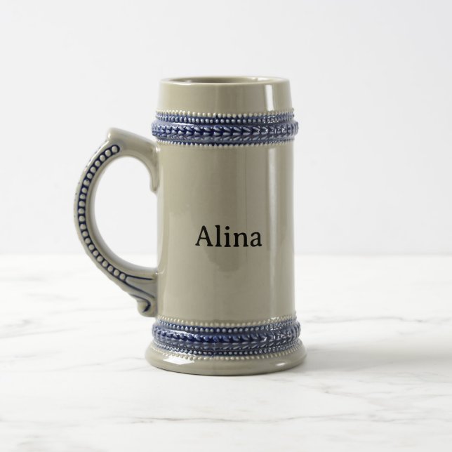 Caneca De Cerveja excluir texto adicionar próprio desenho  (Esquerda)