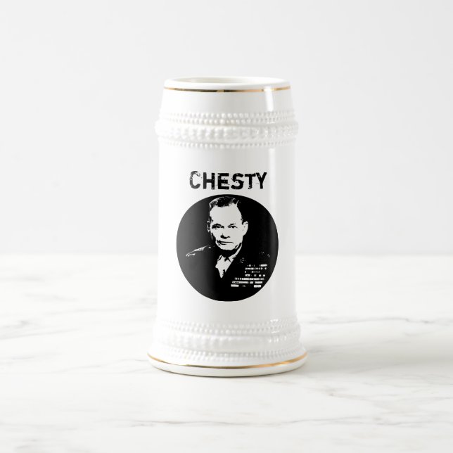 Caneca De Cerveja Extrator Chesty -- Preto e branco (Centro)