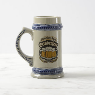 Caneca De Cerveja Faça o Greet novamente Octoberfest