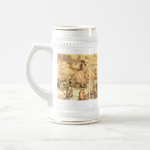 Caneca De Cerveja Fada Arthur Rackham