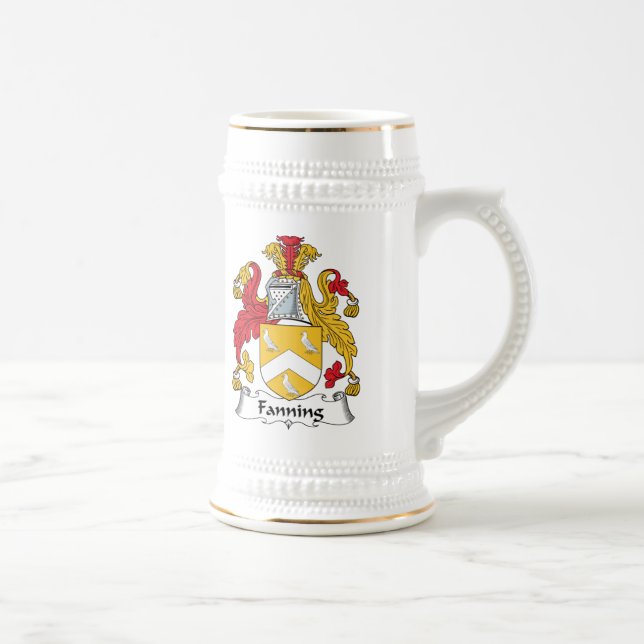 Caneca De Cerveja Fanning Family Crest (Direita)