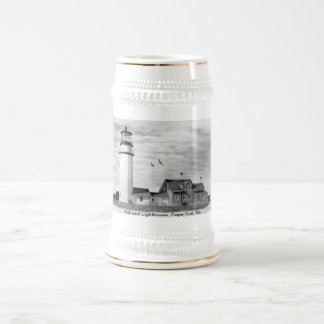 Caneca De Cerveja Farol das montanhas, Cape Cod, miliampère