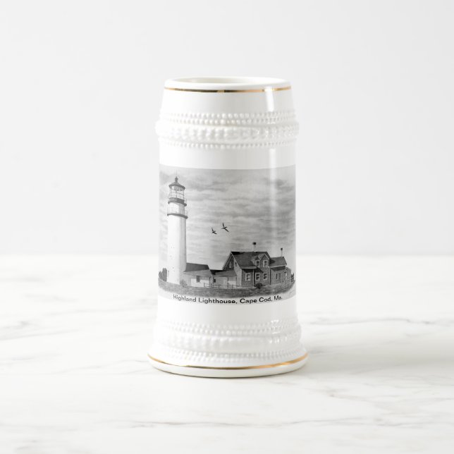 Caneca De Cerveja Farol das montanhas, Cape Cod, miliampère (Centro)