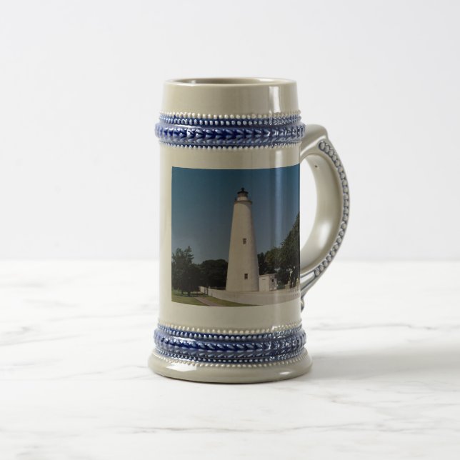 Caneca De Cerveja Farol Ocracoke (Frente Esquerda)