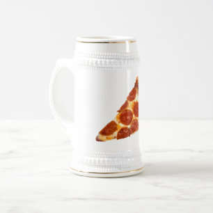 Caneca De Cerveja Fatia de pizza de pepperoni clássica derretida do 