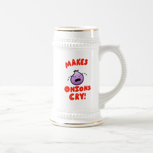 Caneca De Cerveja Faz Cebolas chorarem! (Direita)