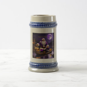 Caneca De Cerveja Feliz Cajun Natal