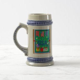 CANECA DE CERVEJA FELIZ DIA DA INDEPENDÊNCIA