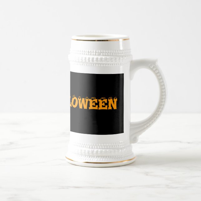 CANECA DE CERVEJA FELIZ DIA DAS BRUXAS (Direita)