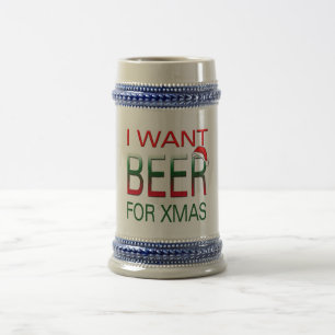 Caneca De Cerveja feliz natal, quero cerveja, christmas, design