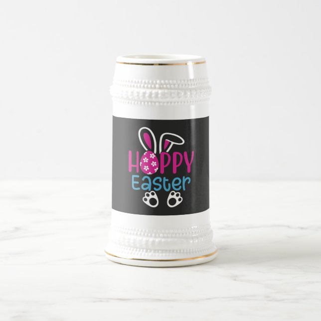 Caneca De Cerveja Feliz Páscoa-54411 (Centro)