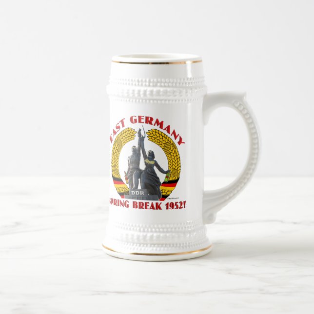 Caneca De Cerveja Férias da primavera 1952 de East Germany (caneca (Direita)